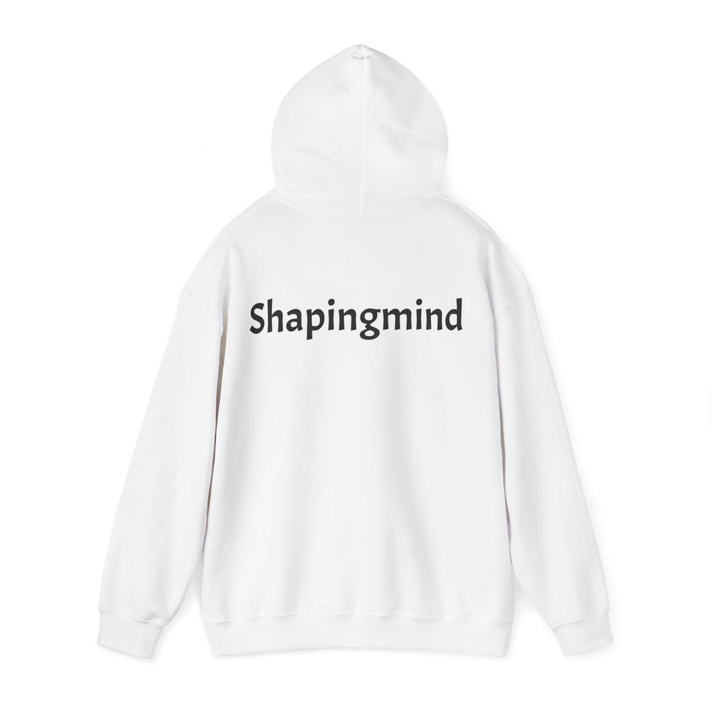 Meditating Wizard Hoodie – "Shapingmind" Spiritual Graphic Sweatshirt