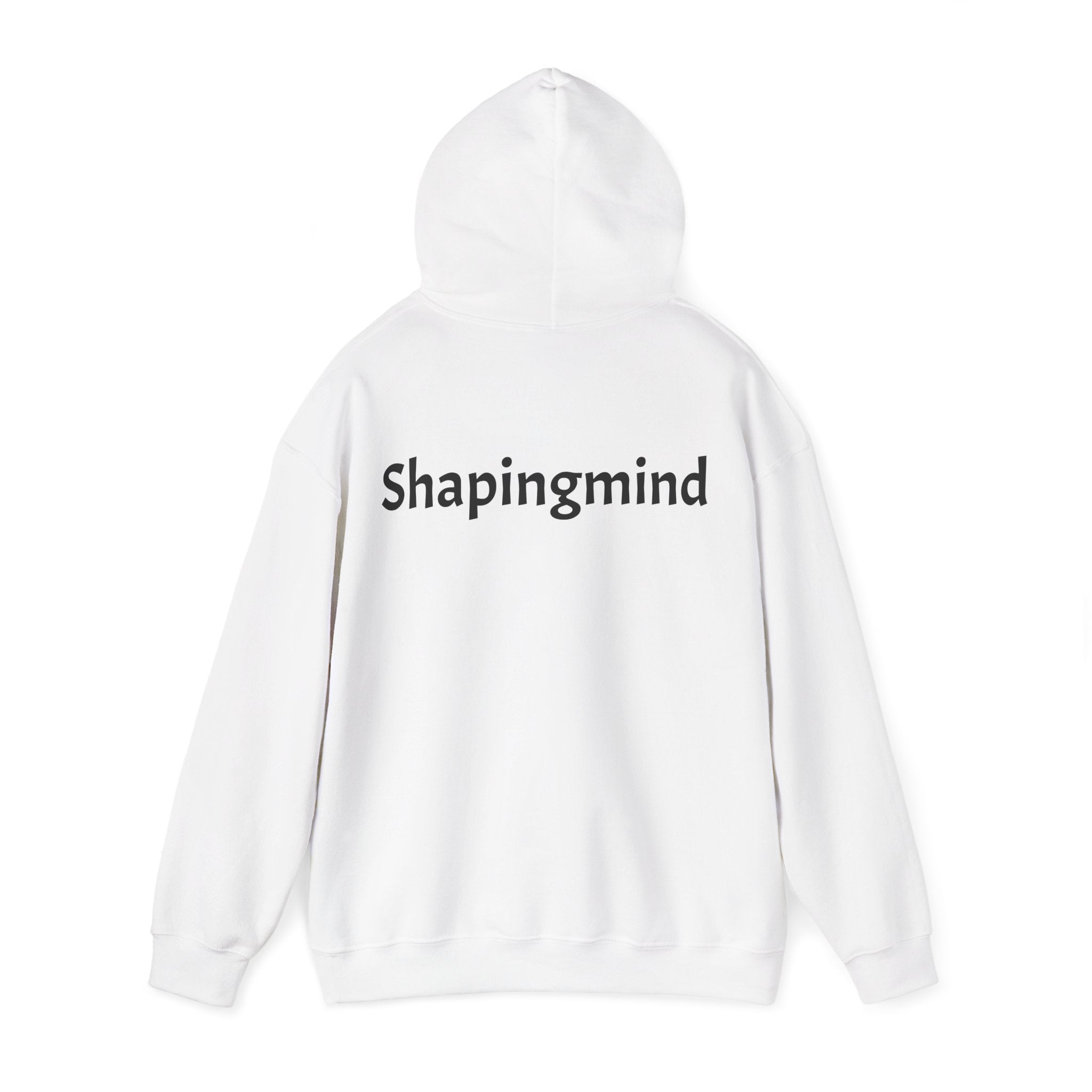 Meditating Wizard Hoodie – "Shapingmind" Spiritual Graphic Sweatshirt